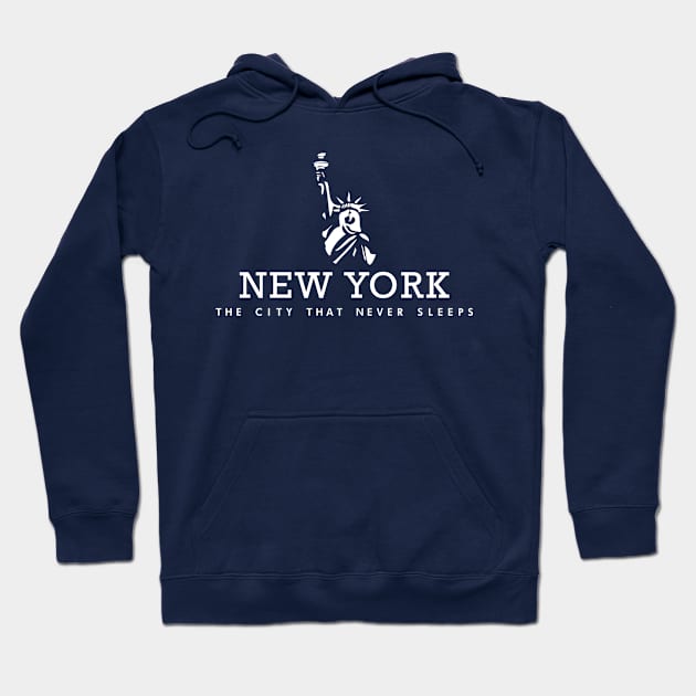 NYC Urban Elegance - City that never sleeps Hoodie by Vectographers